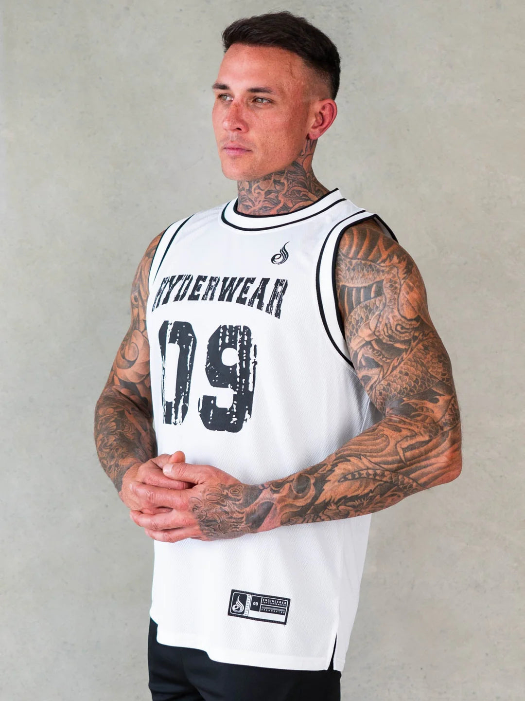 OCTANE MESH JERSEY, WHITE