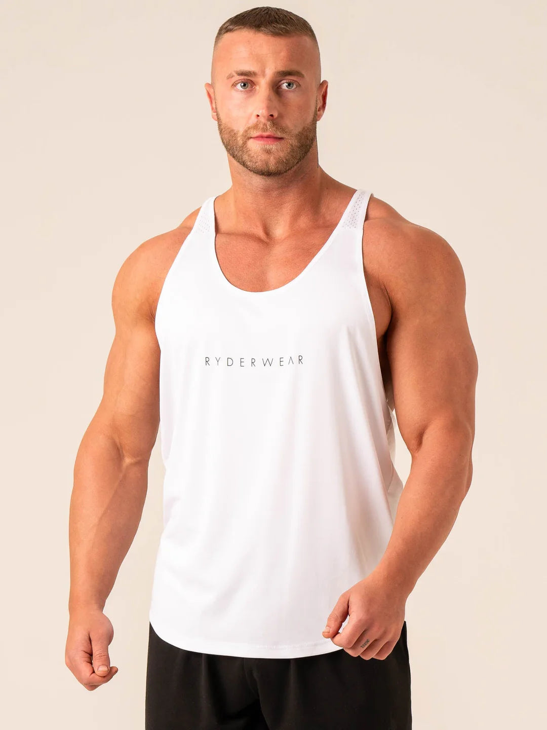 RYDER T-BACK MEN, WHITE